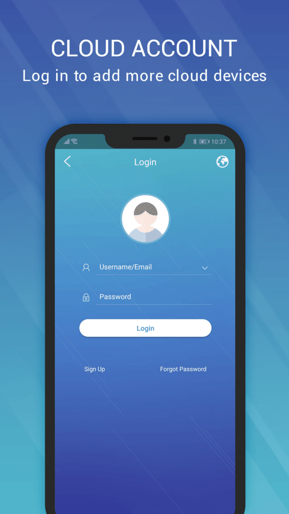EZView 云账号登录/注册页